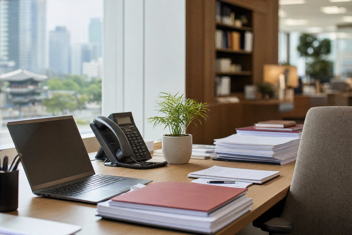 A professional conference secretariat office